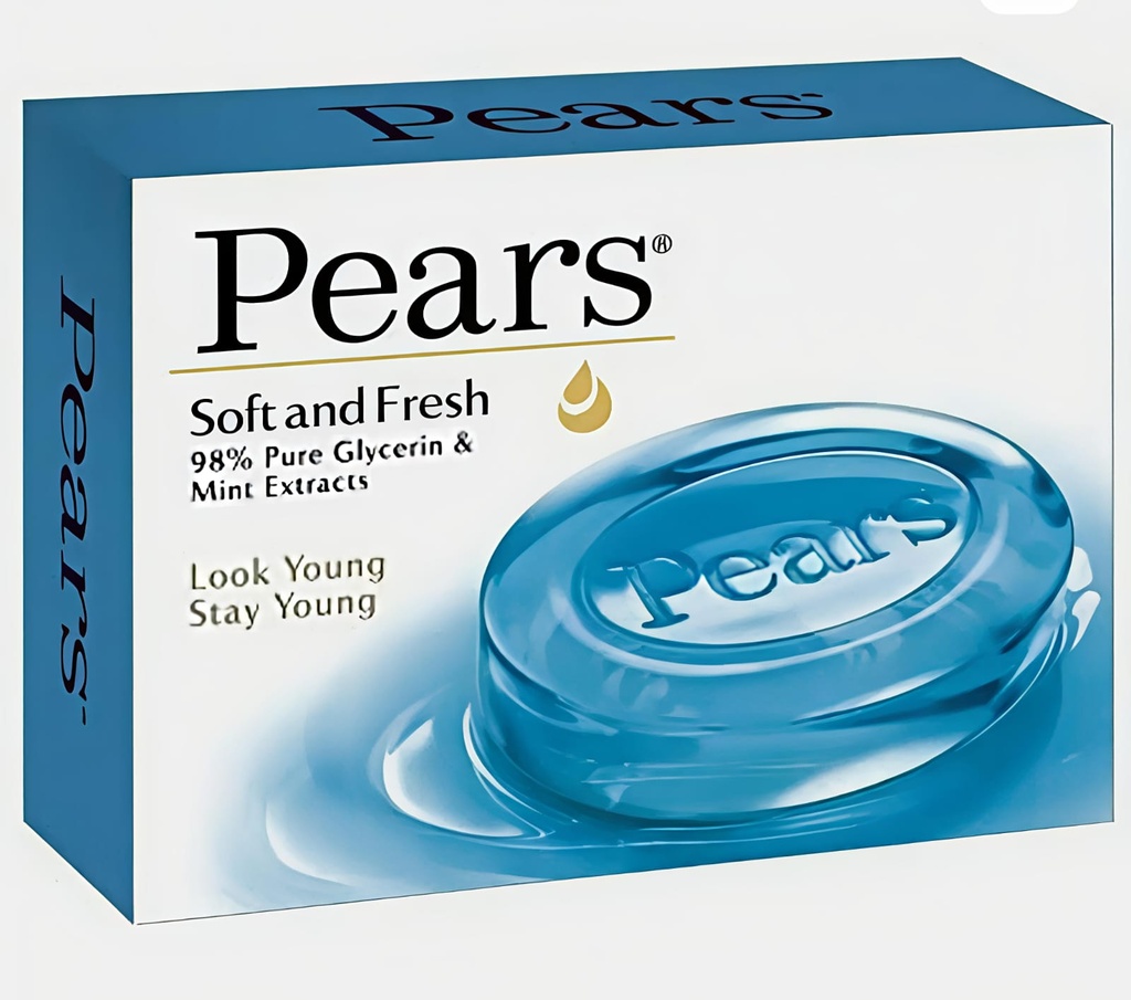PEARS SOFT AND FRESH GLOW 100GM
