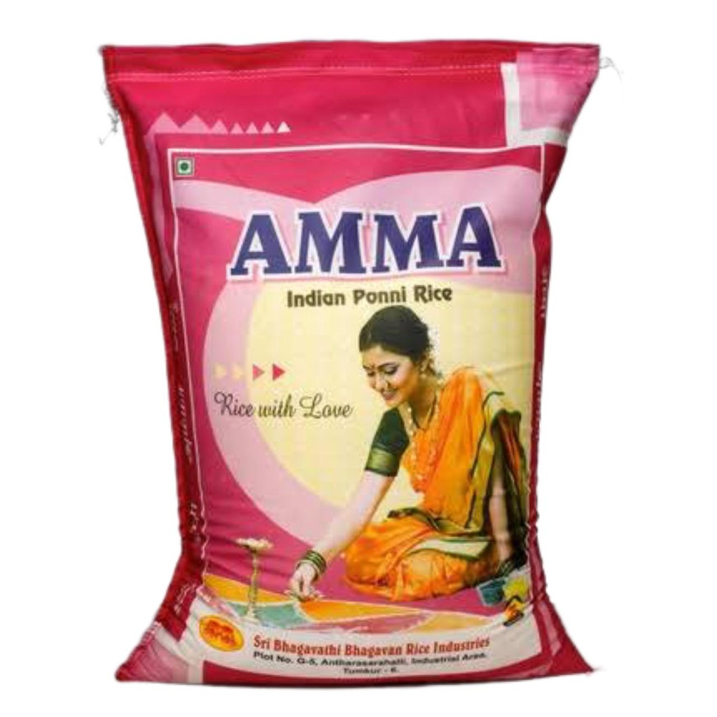 AMMA RICE 26KG (HALF BOILED)