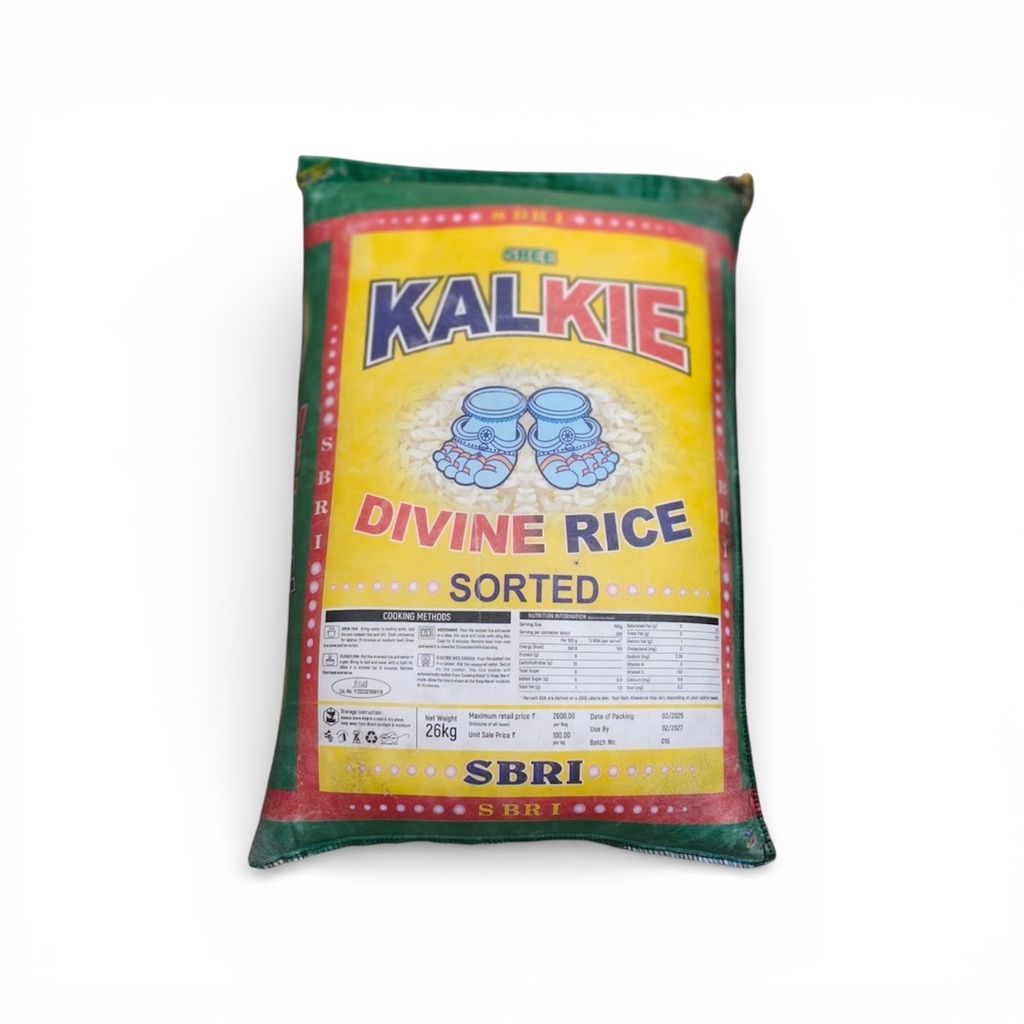 KALKI DIVINE BAG (HALF BOILED) 26KG